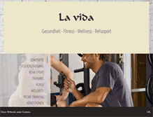 Tablet Screenshot of fitnessoase-la-vida.de